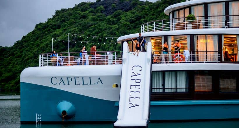 10 Mejores Cruceros En La Bahía De Halong 2025 20 Capella Cruise – 5 estrellas buen precio y lujoso